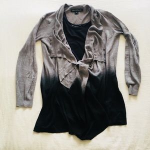 French Connection ombré linen sweater and tank top